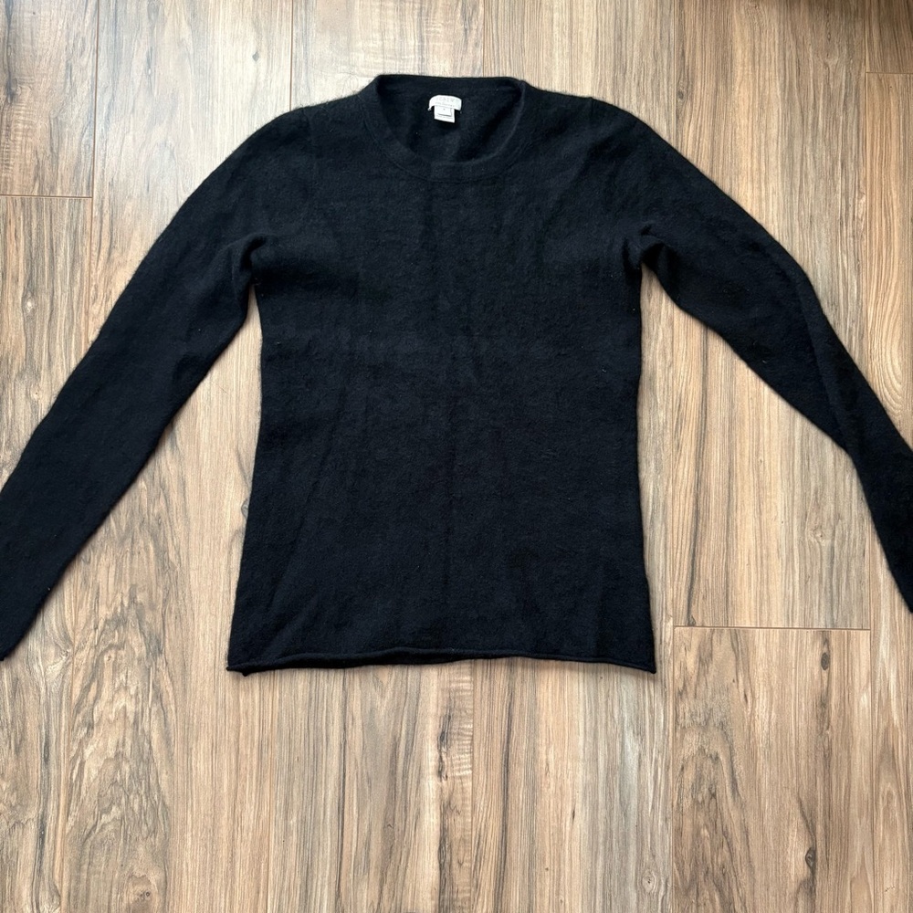 black j crew cashmere sweater small